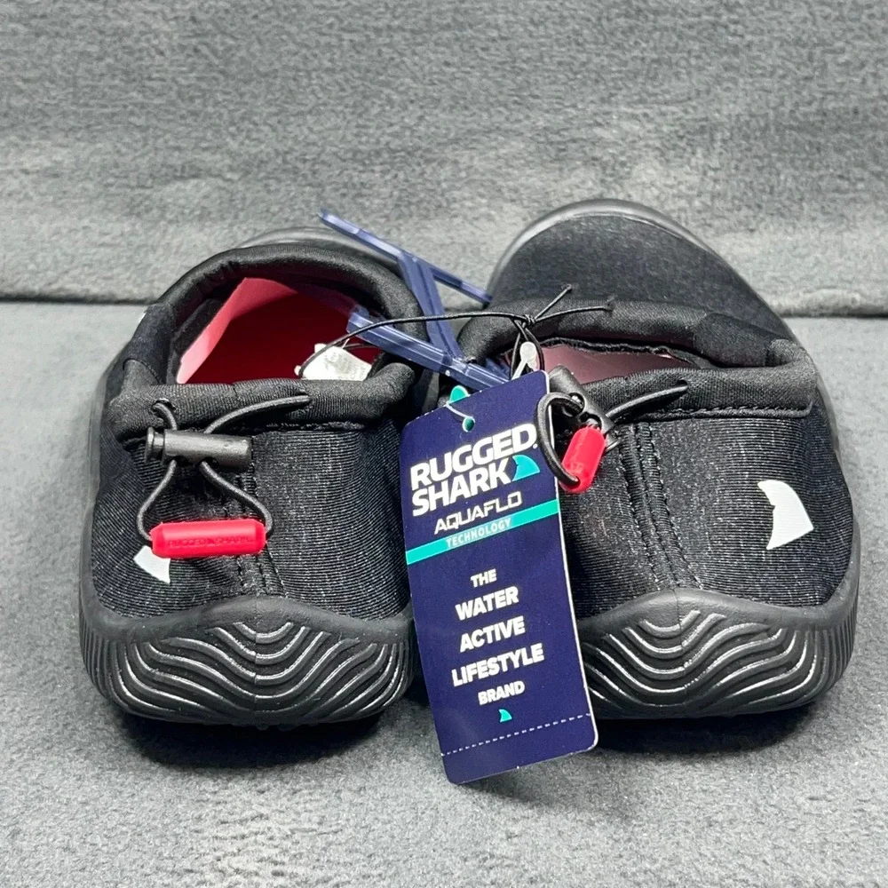 Rugged Shark AquaFlo Mens Gray Water Shoes Size 10 Slip On Loafer